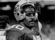 James Lofton of the Green Bay Packers...